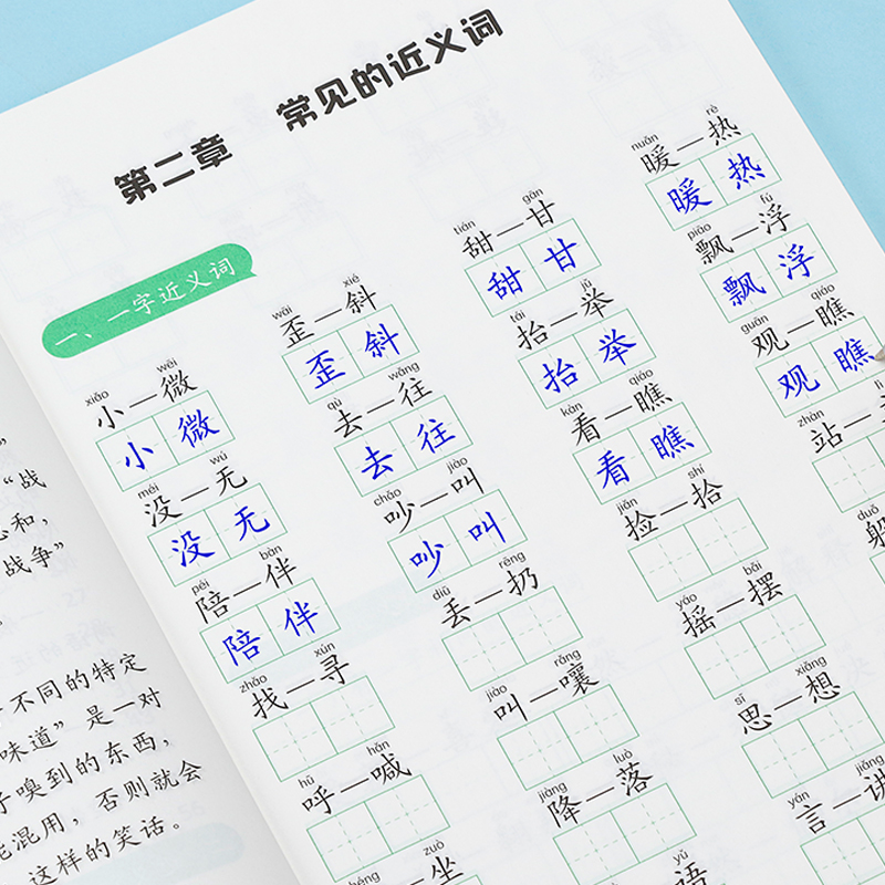 词语积累训练小学生1-6年级通用成语大全重叠词aabb abab式四字成语接龙字帖多音字带拼音近反义词楷书量词语文形近字专项训练字帖 - 图2