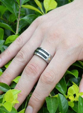 螺丝钉日韩风食指刻字手饰品