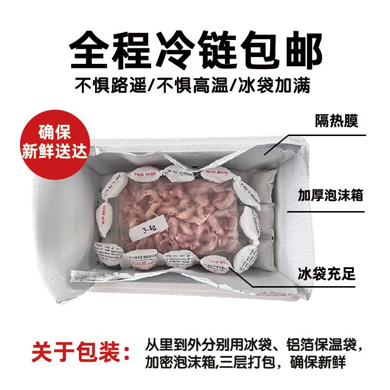 冷冻红皮粉皮白霜压成成体小白鼠仓鼠蜥蜴龟角蛙猫零食爬宠食物促 - 图1