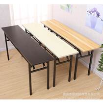 Close by wall shelve strip narrow table small desk Easy outdoor folding table for home students study desk writing desk