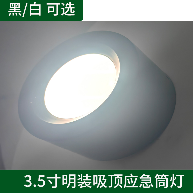 应急筒灯led消防嵌入式吸顶明装应急灯342.5寸停电照明一体化射灯 - 图2