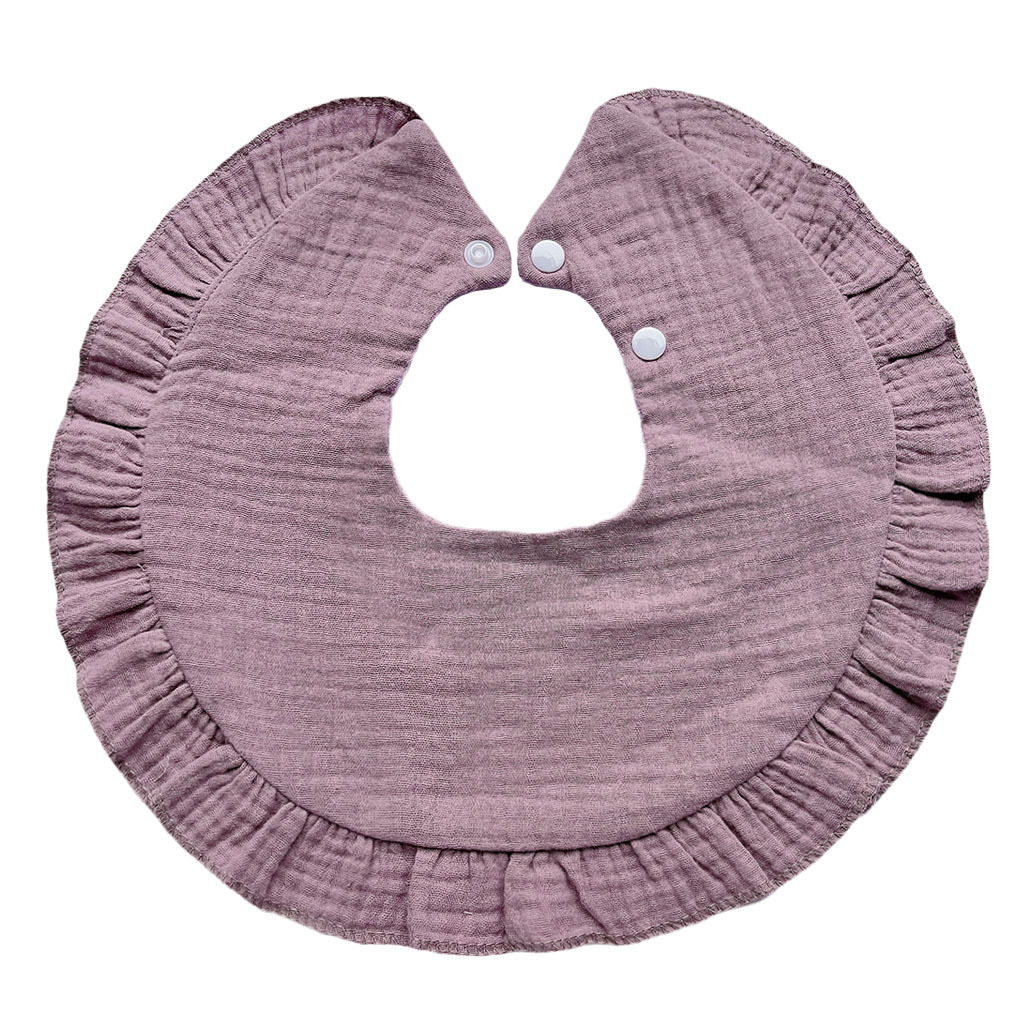 Ins new children's products baby candy color gauze lace bib saliva bib baby saliva towel ins style