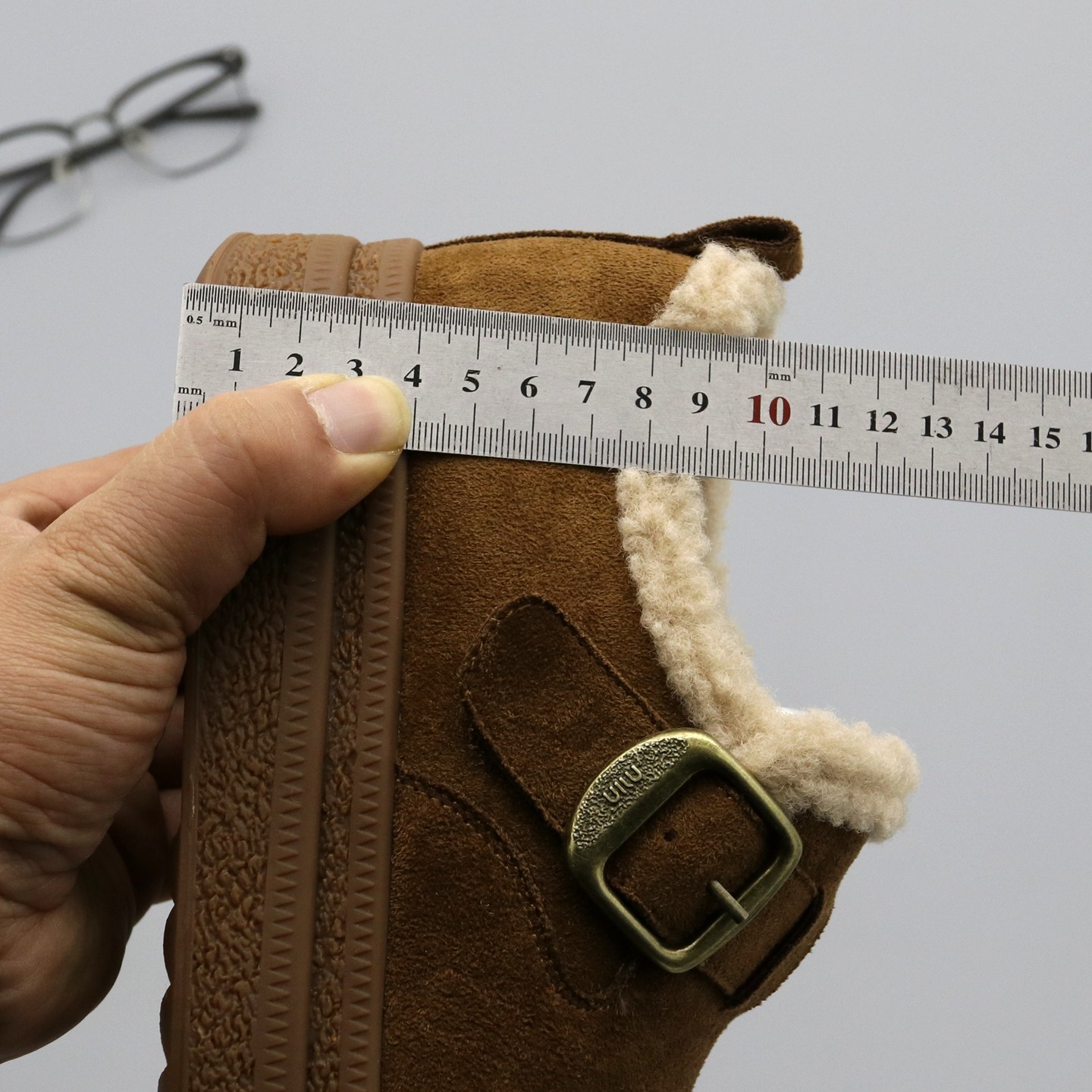 加绒勃肯鞋女乐福鞋2025年冬季圆头绒面羊羔毛保暖休闲厚底棉鞋子,淘宝优惠券,粉丝福利购,淘宝优惠卷