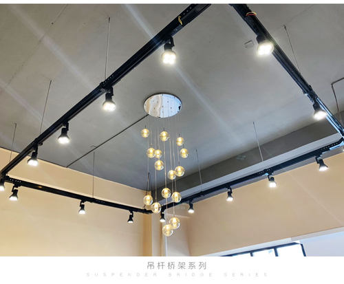 轨道灯服装店led射灯店铺背景灯商场超市聚光灯明装PAR30导轨灯亮 - 图1