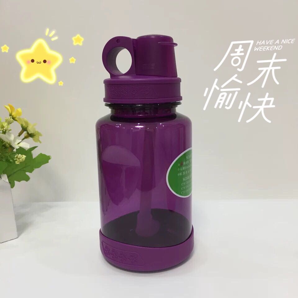 康宝莱水杯台湾贺宝芙吸管杯圣诞600毫升ins抖音快手网红刻度水杯