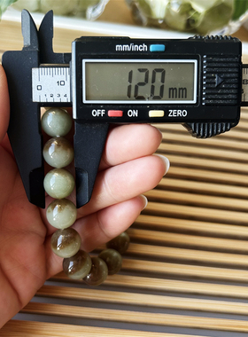 天然和田玉手链原物实拍圆珠正品A新疆若羌和田玉黄口料单圈手串