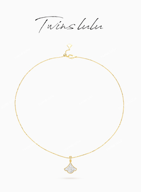 TWINSLULU设计感裙子碎冰冰项链