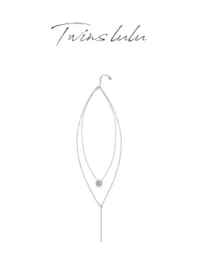 TWINSLULU吊坠女款人鱼泪项链