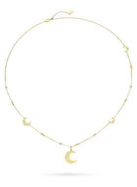 TWINSLULU时尚精致月牙金色项链