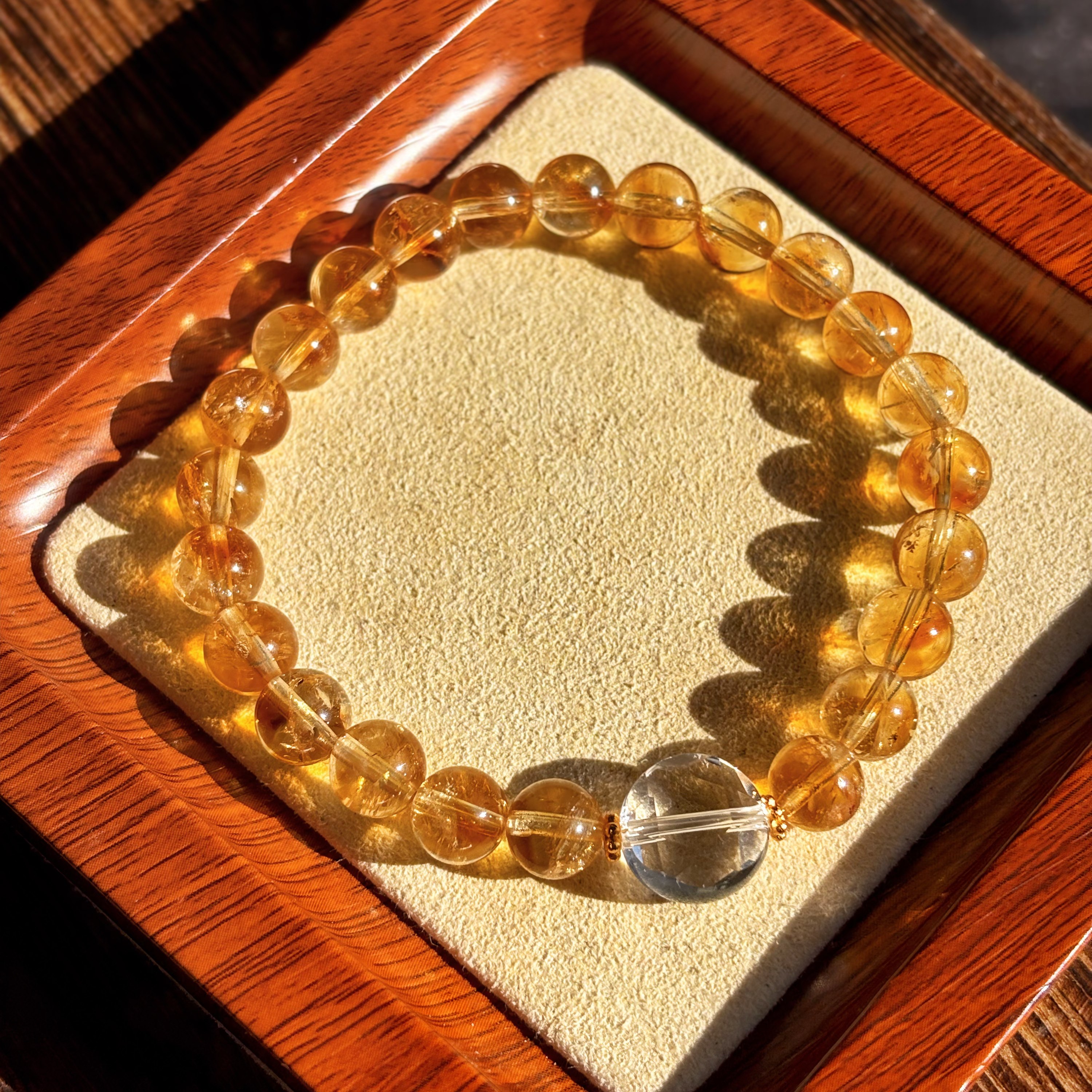 花桐里  天然黄水晶紫水晶粉水晶切面白水晶六芒星银手串,淘宝优惠券,粉丝福利购,淘宝优惠卷