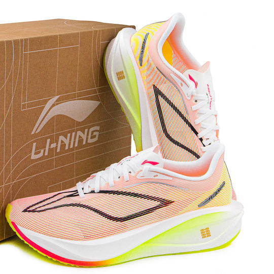 Мужские кроссовки Li Ning Feidian 5C с шелковой карбоновой пластиной и отскоком