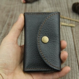 Мужская вместительная и большая ключница ручной работы, кожаный картхолдер, универсальный брелок, кошелек