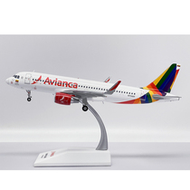 JC Wings 1:200 aircraft model alloy Colombia Air Airbus A320 N724AV