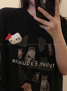 甜美卡通KT猫咪卡通胸针女