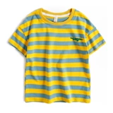 小象汉姆 Летняя футболка с коротким рукавом для мальчиков, детская одежда, подходит для подростков