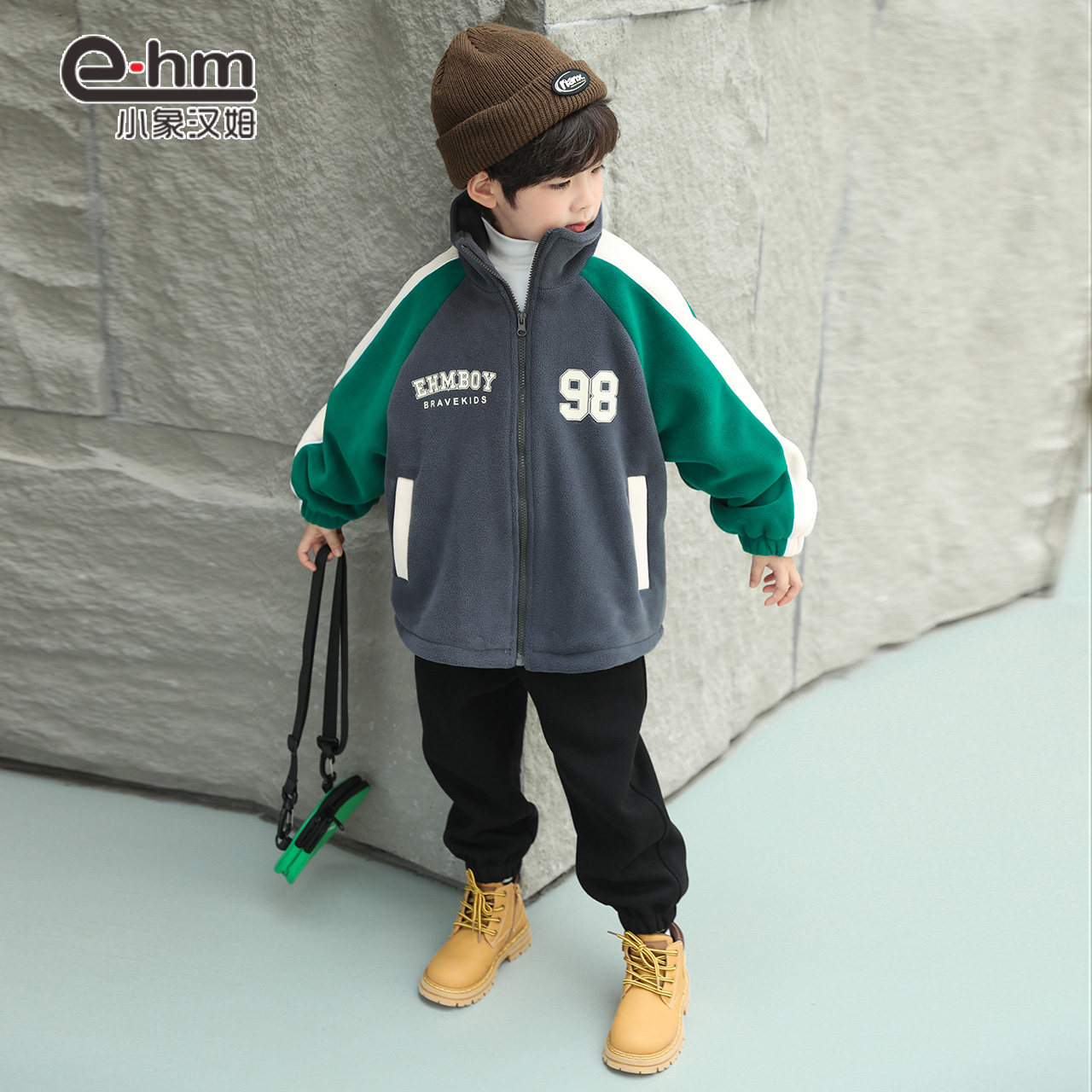 【BJ】童装儿童棉服男童加厚外套2026新款男孩冬装棉衣羊羔绒,淘宝优惠券,粉丝福利购,淘宝优惠卷