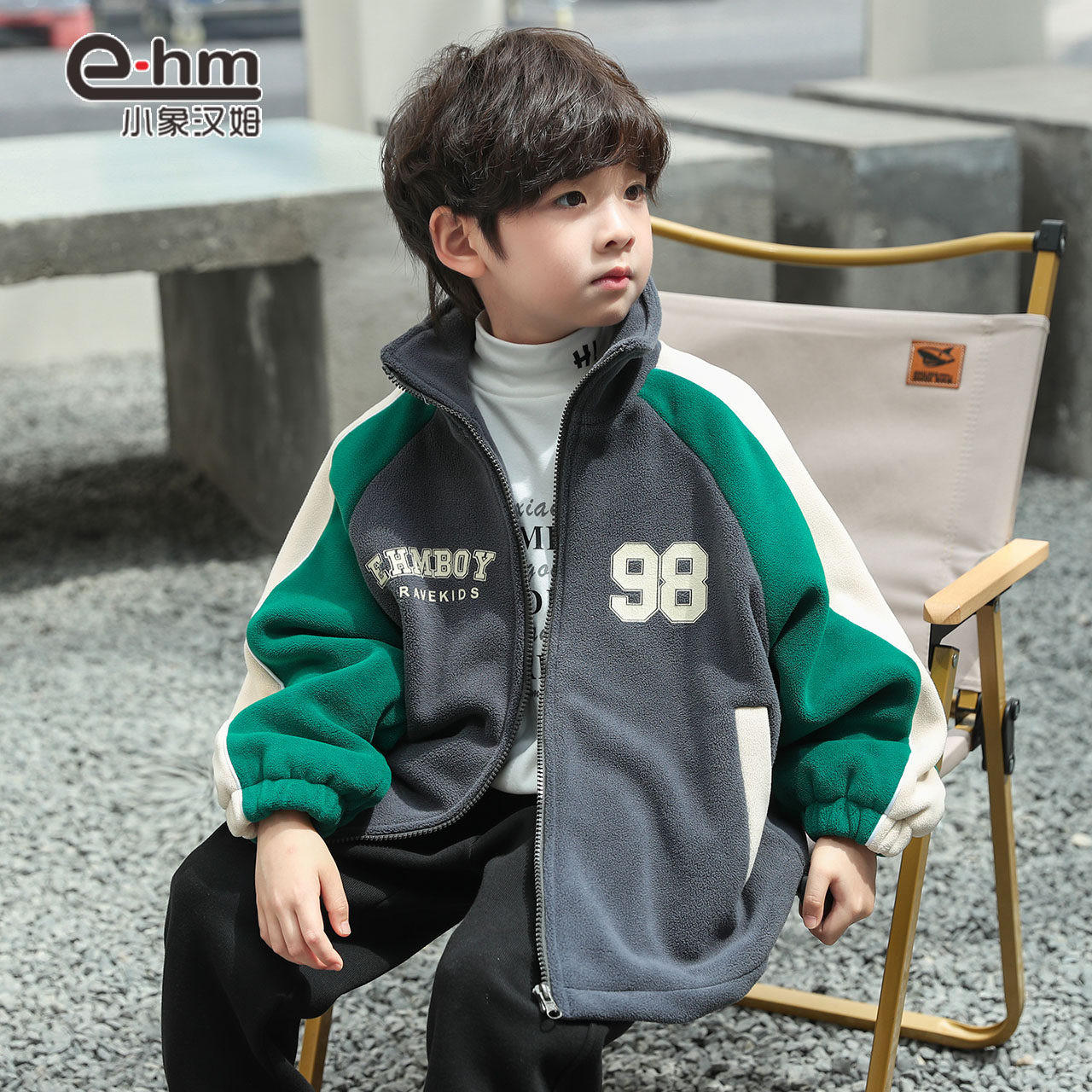 【BJ】童装儿童棉服男童加厚外套2026新款男孩冬装棉衣羊羔绒,淘宝优惠券,粉丝福利购,淘宝优惠卷