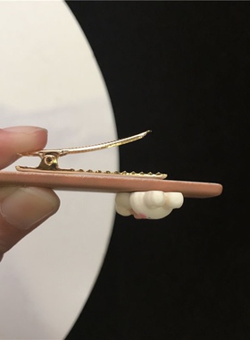 发夹磨砂小熊小兔发卡可爱