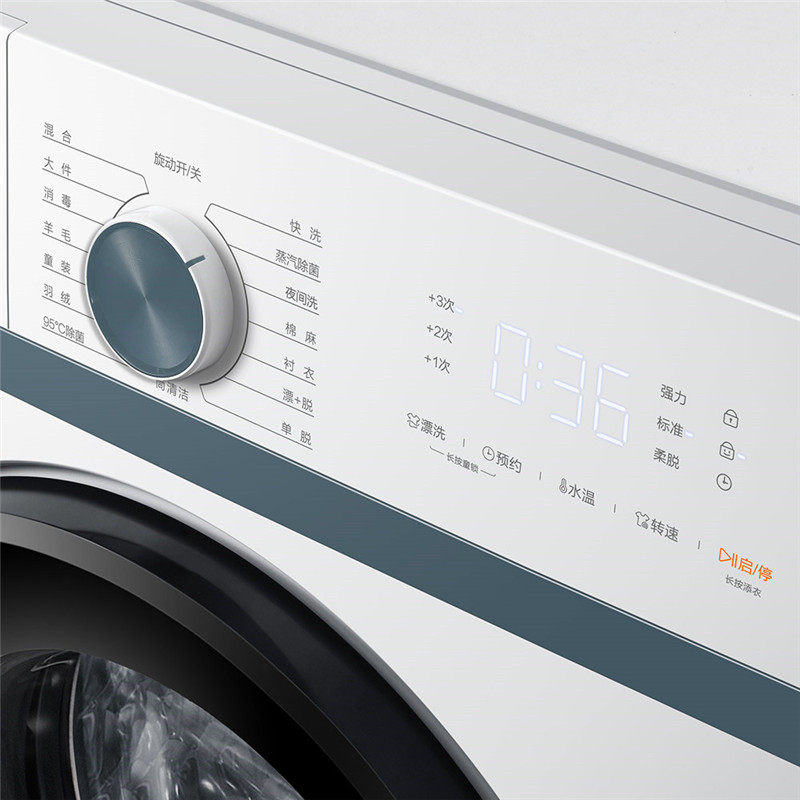 tcl 8公斤kg智能变频滚筒洗衣机 tcl洗衣机洗衣机