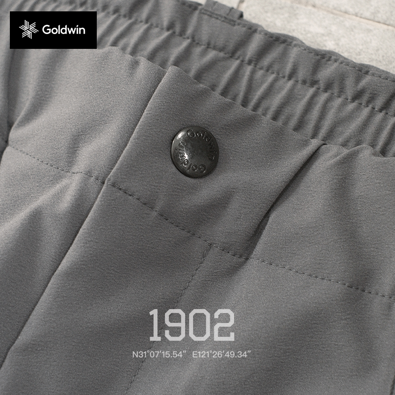 现货 Goldwin 24SS One Tuck Tapered Pants 单褶轻量户外休闲裤 - 图2