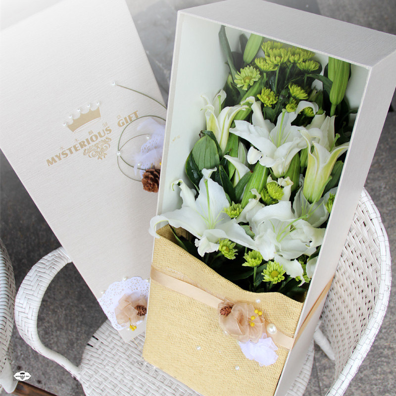 水木麟百合花15朵成都直发鲜花速递同城配送百合迷你小花束生日 水木麟鲜花店 淘优券