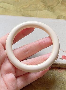 圆条手镯天然猛犸象牙油润