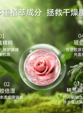 梵洁诗玫瑰长效保湿全日霜超补水