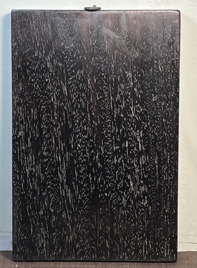 仿古做旧血檀木雕刻舍得挂匾浮雕实木书房办公室装饰36x24x3cm