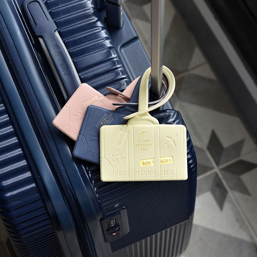 韩国正品Plepic 旅行包皮质行李牌名片牌标记牌吊牌Luggage Tag - 图2