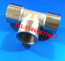 High quality copper nickel-plated pneumatic right angle elbow 1 points 2 points 3 points 4 6 Inner and outer screw tee