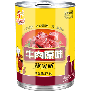 拍拖宝贝珍宝听牛肉味狗湿粮狗粮伴侣鸡肉味狗罐头零食375g多口味