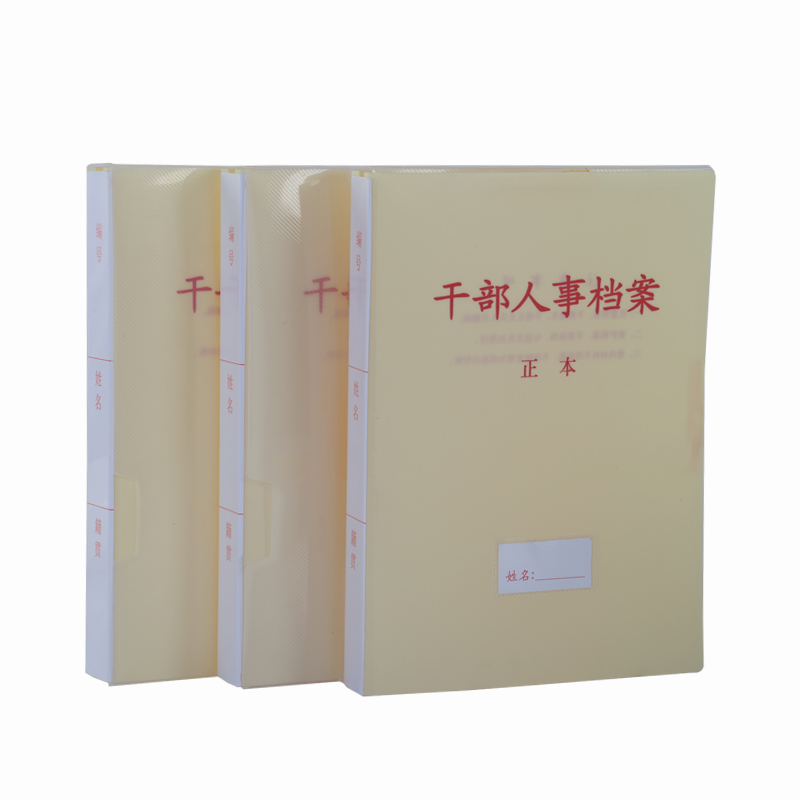 新标准A4干部人事档案盒廉政档案盒干部档案职工党员党建档案夹定 - 图3