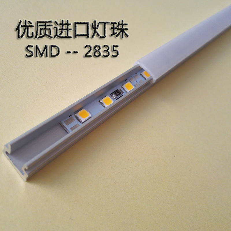 线条灯铝槽led灯管超薄嵌入细led硬灯条12伏柜台灯带超亮线形灯 - 图2