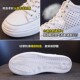 First-layer soft cowhide high-top white shoes for women, comfortable and breathable