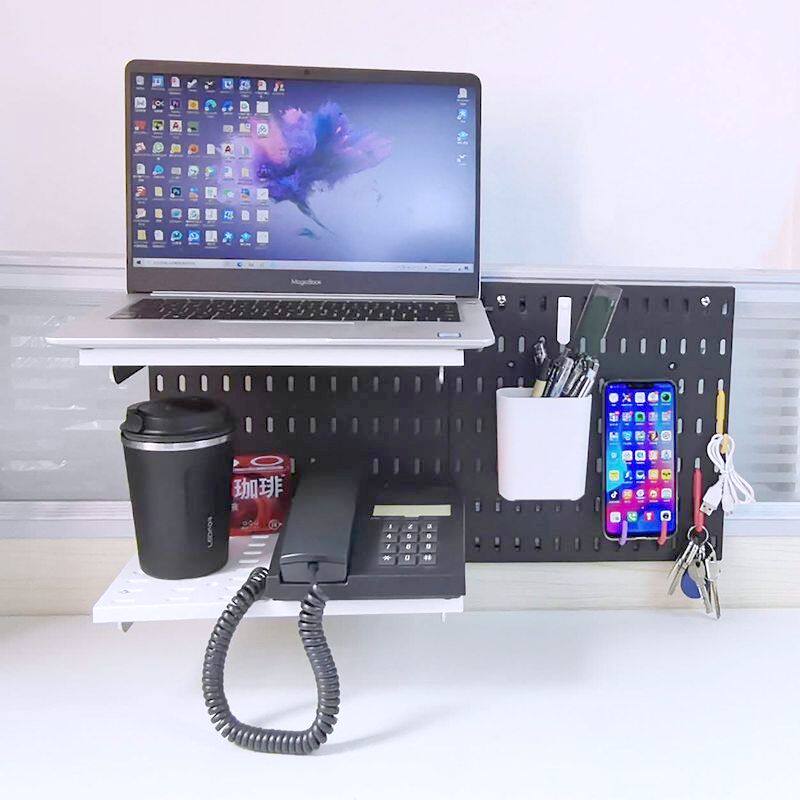 洞洞板黑色配件专项，挂办公桌隔板屏风，文具手机水杯抽纸巾收纳,淘宝优惠券,粉丝福利购,淘宝优惠卷