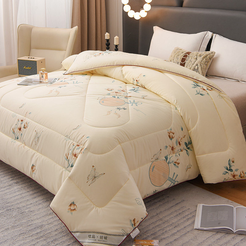 被子冬被加厚桑丝被冬款棉絮保暖丝棉被芯春秋冬天双人太空被冬季,淘宝优惠券,粉丝福利购,淘宝优惠卷