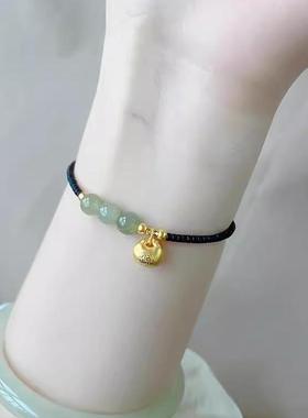 黄金色小胖福袋手链2025新款