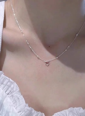 925纯银珍珠项链女款轻奢小众