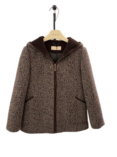 （商场同款专柜发货）中老年大码羽绒服大衣洋气妈妈冬装加厚毛呢 - 图3