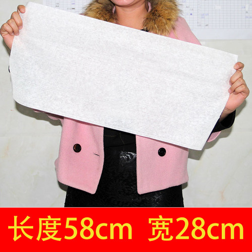 整件装一次性毛巾木浆擦脚巾洗脚无纺布足疗巾浴巾擦脚毛巾吸水 - 图1