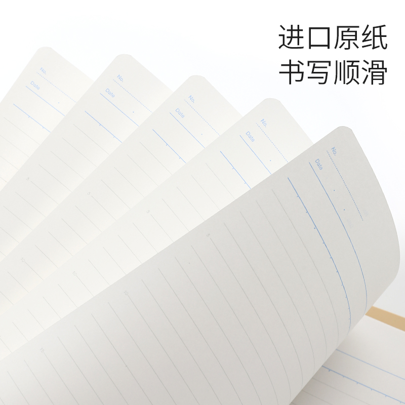 日本kokuyo国誉一米新纯活页本B5可拆磨砂封面A5笔记本子复古商务简约记事本8孔不易硌手 - 图2