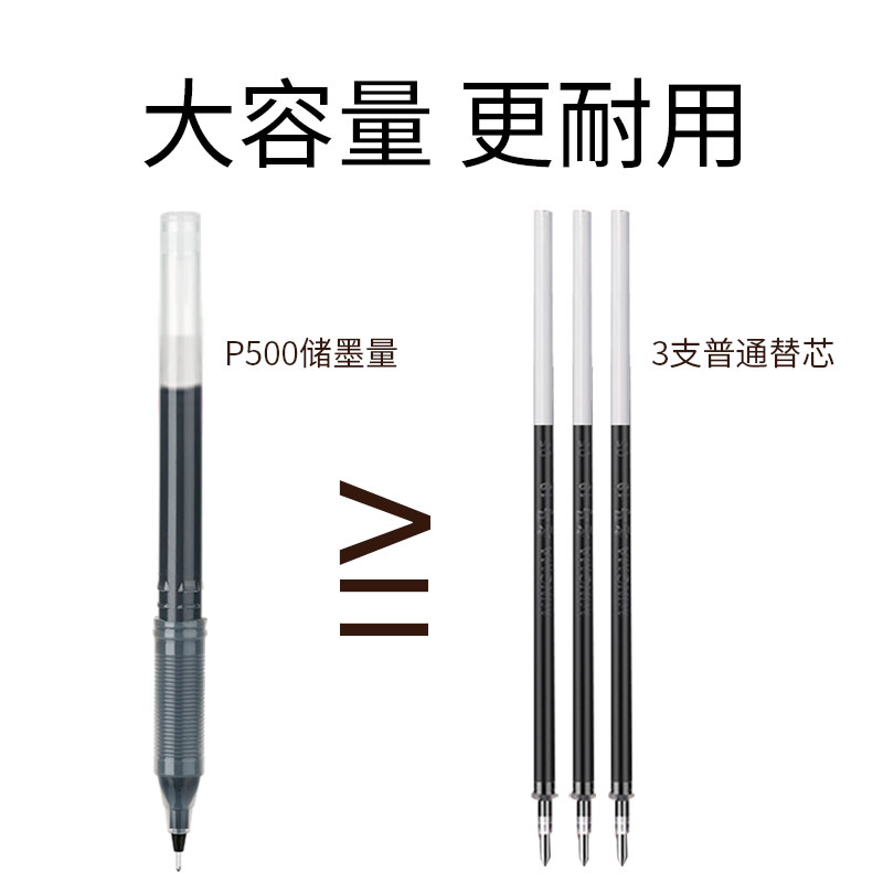 日本PILOT百乐中性笔P500考试笔整盒装正品学生用刷题水笔黑笔0.5针管签字笔红色蓝黑色用专 - 图3