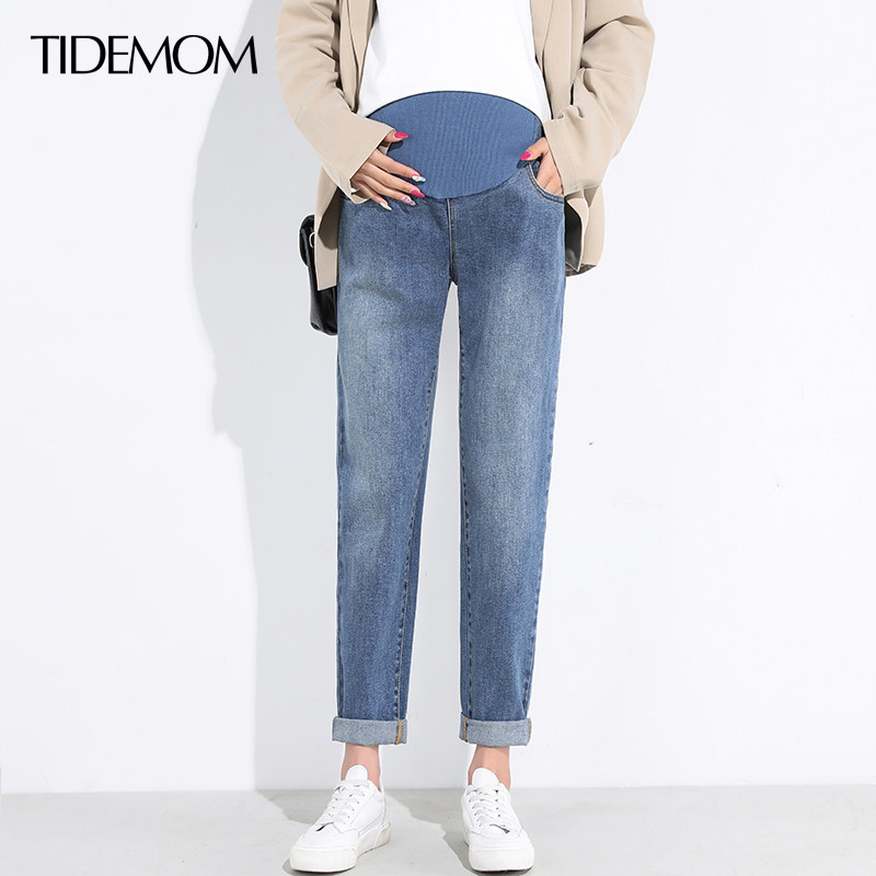 孕妇裤子春秋潮妈时尚外穿休闲裤 孕伊尚孕妇打底裤