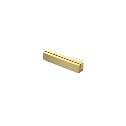 金属长条形几何黄铜名片架桌面装饰照片夹台卡底座简约卡片展示架 - 图3