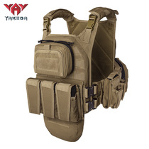 Jacoda Tactical Vest Breast Protection Chest Hanging Bag Wargame Belly Pocket MOLLE Accessories Bag Security Waistcoat Cs Training Clothing