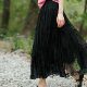 ສິ້ນກະໂປງສີເຫຼືອງອ່ອນໆສໍາລັບແມ່ຍິງ 2025 summer ແບບໃຫມ່