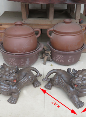 手工雕塑收藏品貔貅龙子家用镇宅