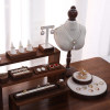 Walnut jewelry ladder display stand mannequin necklace stand
