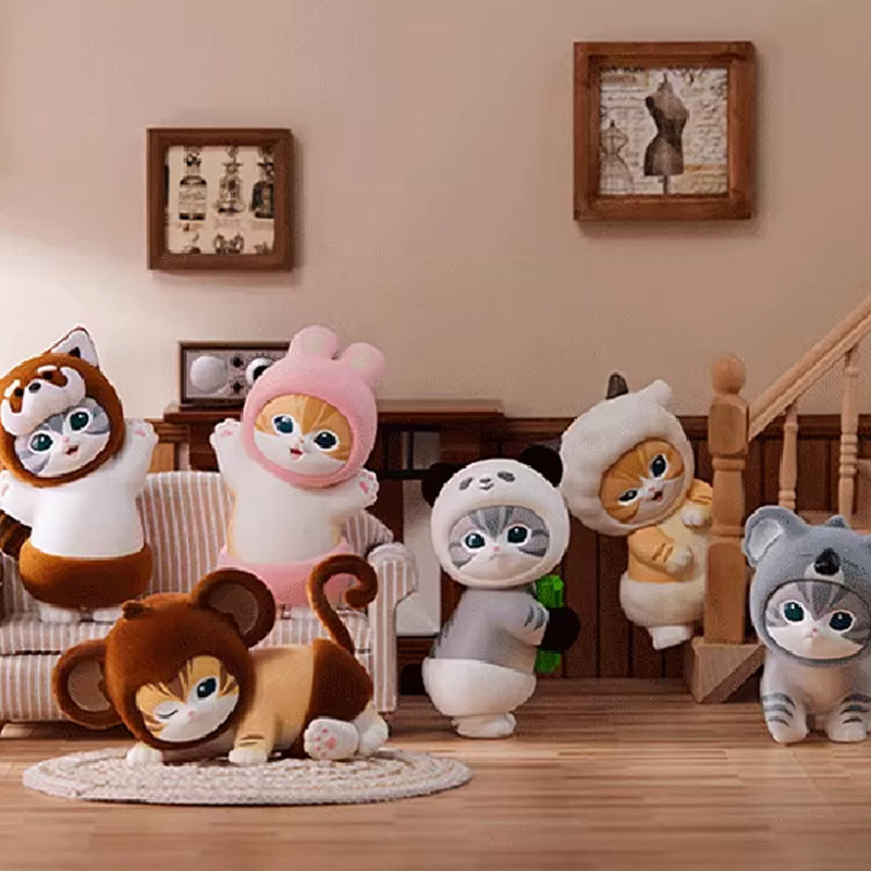 MINISO名创优品mofusand猫福珊迪猫咪系列毛茸茸派对盲盒手办摆件,淘宝优惠券,粉丝福利购,淘宝优惠卷