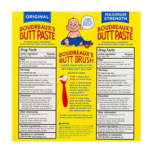 Boudreaux's Butt Paste Rash Kicking Kit | Diaper Rash Ointme - 图0